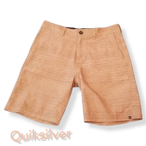NWOT Quiksilver Slub 19" Amphibians Swim Shorts - Picture 1 of 7